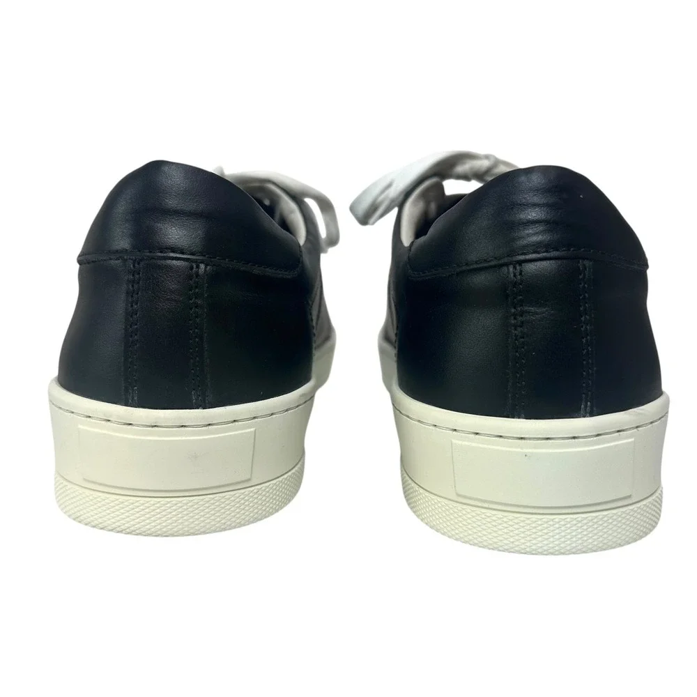 Patrizia Pepe Leather Sneakers Trainers Mens EU 44 US 10.5 Italy Low Top Cap Toe